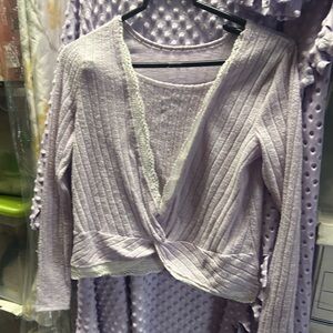 Abercrombie Kids Light Purple Knit Sweater